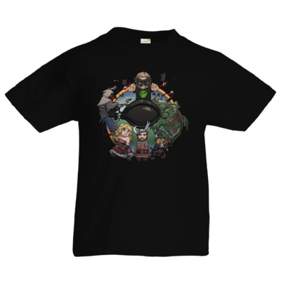 Motiv: Kids T-Shirt Premium FAIR WEAR - Let's Plays - Das Buch Der Abenteuer - Chibi - bestimme auf Wunsch Details wie Produkt, Grösse, Farbe und Position selbst ! Motiv: Kids T-Shirt Premium FAIR WEAR - Let's Plays - Das Buch Der Abenteuer - Chibi