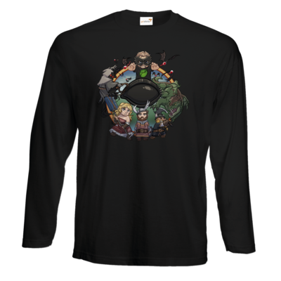 Motiv: Exact 190 Longsleeve FAIR WEAR - Let's Plays - Das Buch Der Abenteuer - Chibi - bestimme auf Wunsch Details wie Produkt, Grösse, Farbe und Position selbst ! Motiv: Exact 190 Longsleeve FAIR WEAR - Let's Plays - Das Buch Der Abenteuer - Chibi