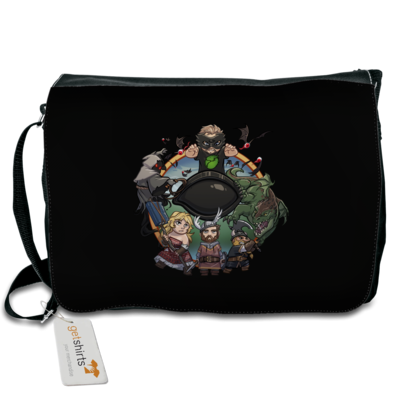Motiv: Schultertasche - Let's Plays - Das Buch Der Abenteuer - Chibi - bestimme auf Wunsch Details wie Produkt, Grösse, Farbe und Position selbst ! Motiv: Schultertasche - Let's Plays - Das Buch Der Abenteuer - Chibi