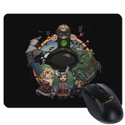 Motiv: Mousepad Textil - Let's Plays - Das Buch Der Abenteuer - Chibi - bestimme auf Wunsch Details wie Produkt, Grösse, Farbe und Position selbst ! Motiv: Mousepad Textil - Let's Plays - Das Buch Der Abenteuer - Chibi