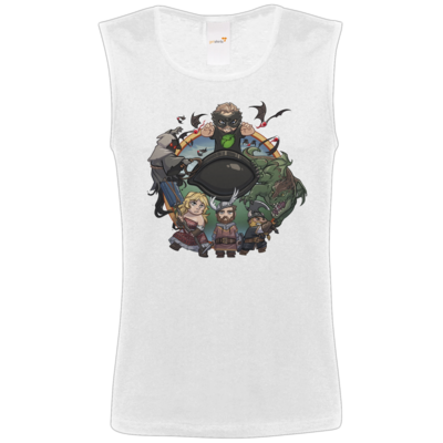 Motiv: Athletic Vest FAIR WEAR - Let's Plays - Das Buch Der Abenteuer - Chibi - bestimme auf Wunsch Details wie Produkt, Grösse, Farbe und Position selbst ! Motiv: Athletic Vest FAIR WEAR - Let's Plays - Das Buch Der Abenteuer - Chibi