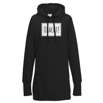 Motiv: Lady Longline Hoodie - Obacht - bestimme auf Wunsch Details wie Produkt, Grösse, Farbe und Position selbst ! Motiv: Lady Longline Hoodie - Obacht
