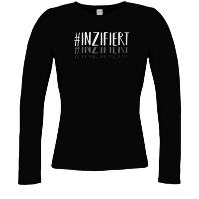 Motiv: Longsleeve Damen FAIR WEAR - Inzifiert - bestimme auf Wunsch Details wie Produkt, Grösse, Farbe und Position selbst ! Motiv: Longsleeve Damen FAIR WEAR - Inzifiert