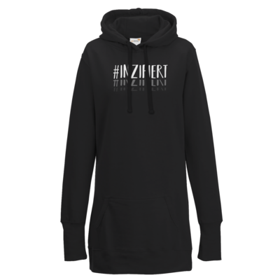 Motiv: Lady Longline Hoodie - Inzifiert - bestimme auf Wunsch Details wie Produkt, Grösse, Farbe und Position selbst ! Motiv: Lady Longline Hoodie - Inzifiert