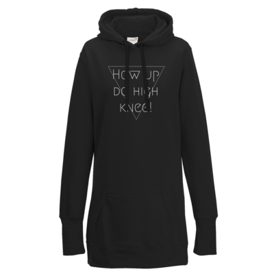 Motiv: Lady Longline Hoodie - High Knee - bestimme auf Wunsch Details wie Produkt, Grösse, Farbe und Position selbst ! Motiv: Lady Longline Hoodie - High Knee