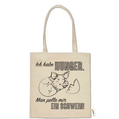 Motiv: Baumwolltasche - Sizzle Brothers - Grillen - Schwein pellen - bestimme auf Wunsch Details wie Produkt, Grösse, Farbe und Position selbst ! Motiv: Baumwolltasche - Sizzle Brothers - Grillen - Schwein pellen
