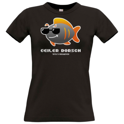Motiv: T-Shirt Damen Premium FAIR WEAR - Geiler Dorsch - bestimme auf Wunsch Details wie Produkt, Grösse, Farbe und Position selbst ! Motiv: T-Shirt Damen Premium FAIR WEAR - Geiler Dorsch