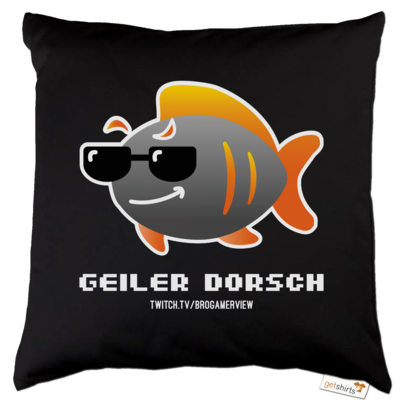 Motiv: Kissen Baumwolle - Geiler Dorsch - bestimme auf Wunsch Details wie Produkt, Grösse, Farbe und Position selbst ! Motiv: Kissen Baumwolle - Geiler Dorsch