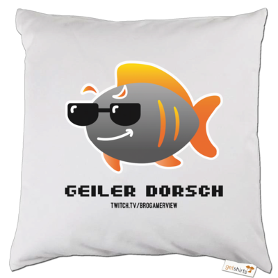 Motiv: Kissen - Geiler Dorsch - bestimme auf Wunsch Details wie Produkt, Grösse, Farbe und Position selbst ! Motiv: Kissen - Geiler Dorsch