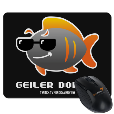 Motiv: Mousepad Textil - Geiler Dorsch - bestimme auf Wunsch Details wie Produkt, Grösse, Farbe und Position selbst ! Motiv: Mousepad Textil - Geiler Dorsch