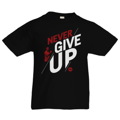 Motiv: Kids T-Shirt Premium FAIR WEAR - NeverGiveUp - bestimme auf Wunsch Details wie Produkt, Grösse, Farbe und Position selbst ! Motiv: Kids T-Shirt Premium FAIR WEAR - NeverGiveUp