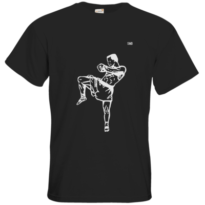 Motiv: T-Shirt Premium FAIR WEAR - SMD - Kickboxer - bestimme auf Wunsch Details wie Produkt, Grösse, Farbe und Position selbst ! Motiv: T-Shirt Premium FAIR WEAR - SMD - Kickboxer