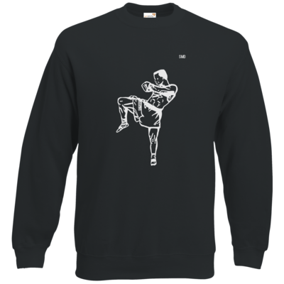 Motiv: Sweatshirt Classic - SMD - Kickboxer - bestimme auf Wunsch Details wie Produkt, Grösse, Farbe und Position selbst ! Motiv: Sweatshirt Classic - SMD - Kickboxer
