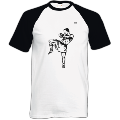Motiv: TShirt Baseball - SMD - Kickboxer - bestimme auf Wunsch Details wie Produkt, Grösse, Farbe und Position selbst ! Motiv: TShirt Baseball - SMD - Kickboxer