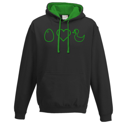 Motiv: Two-Tone Hoodie - NT23 kryptisch - bestimme auf Wunsch Details wie Produkt, Grösse, Farbe und Position selbst ! Motiv: Two-Tone Hoodie - NT23 kryptisch
