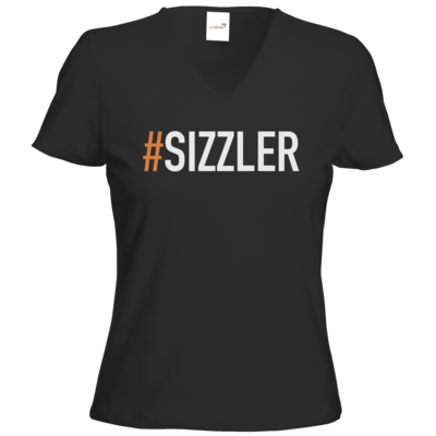 Motiv: T-Shirts Damen V-Neck FAIR WEAR - SizzleBrothers - Grillen - Sizzler - bestimme auf Wunsch Details wie Produkt, Grösse, Farbe und Position selbst ! Motiv: T-Shirts Damen V-Neck FAIR WEAR - SizzleBrothers - Grillen - Sizzler