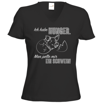 Motiv: T-Shirts Damen V-Neck FAIR WEAR - Sizzle Brothers - Grillen - Schwein pellen - bestimme auf Wunsch Details wie Produkt, Grösse, Farbe und Position selbst ! Motiv: T-Shirts Damen V-Neck FAIR WEAR - Sizzle Brothers - Grillen - Schwein pellen