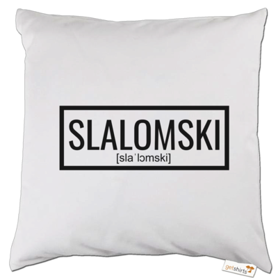 Motiv: Kissen - Inzaynia - Slalomski - bestimme auf Wunsch Details wie Produkt, Grösse, Farbe und Position selbst ! Motiv: Kissen - Inzaynia - Slalomski
