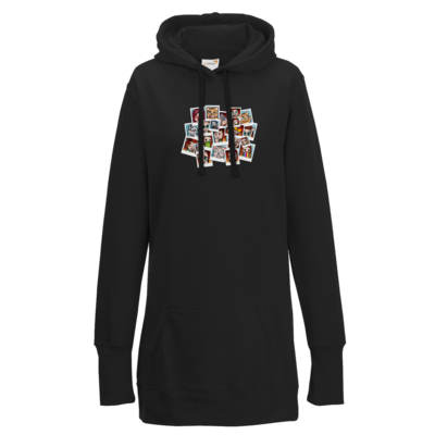 Motiv: Lady Longline Hoodie - Inzaynia - Emotes - bestimme auf Wunsch Details wie Produkt, Grösse, Farbe und Position selbst ! Motiv: Lady Longline Hoodie - Inzaynia - Emotes
