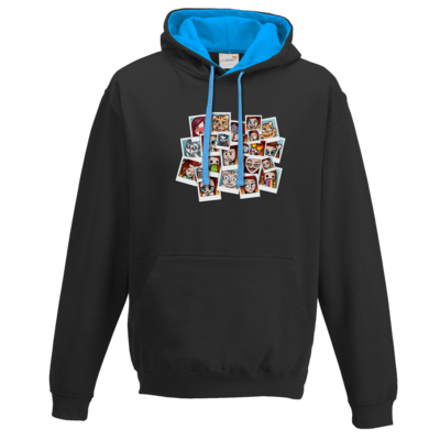 Motiv: Two-Tone Hoodie - Inzaynia - Emotes - bestimme auf Wunsch Details wie Produkt, Grösse, Farbe und Position selbst ! Motiv: Two-Tone Hoodie - Inzaynia - Emotes