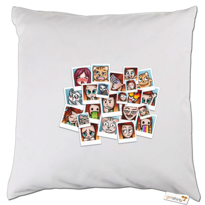 Motiv: Kissen - Inzaynia - Emotes - bestimme auf Wunsch Details wie Produkt, Grösse, Farbe und Position selbst ! Motiv: Kissen - Inzaynia - Emotes