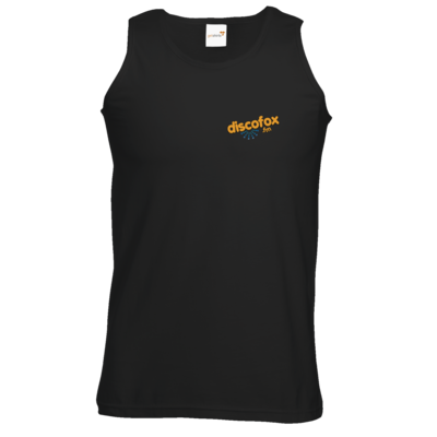 Motiv: Athletic Vest - Discofox FM - Logo - bestimme auf Wunsch Details wie Produkt, Grösse, Farbe und Position selbst ! Motiv: Athletic Vest - Discofox FM - Logo
