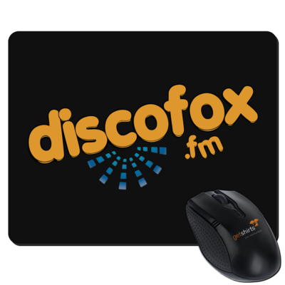 Motiv: Mousepad Textil - Discofox FM - Logo XL - bestimme auf Wunsch Details wie Produkt, Grösse, Farbe und Position selbst ! Motiv: Mousepad Textil - Discofox FM - Logo XL