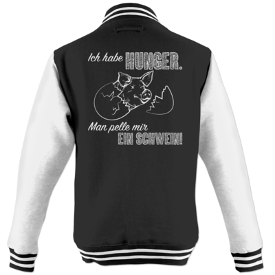 Motiv: College Jacke - Sizzle Brothers - Grillen - Schwein pellen - bestimme auf Wunsch Details wie Produkt, Grösse, Farbe und Position selbst ! Motiv: College Jacke - Sizzle Brothers - Grillen - Schwein pellen