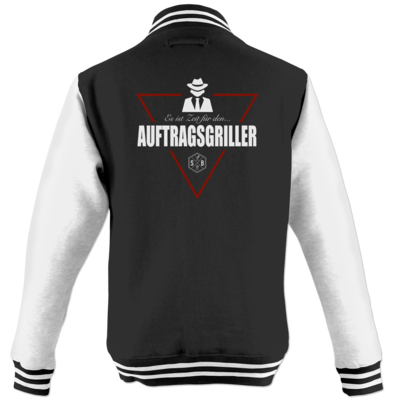 Motiv: College Jacke - SizzleBrothers - Grillen - Auftragsgriller - bestimme auf Wunsch Details wie Produkt, Grösse, Farbe und Position selbst ! Motiv: College Jacke - SizzleBrothers - Grillen - Auftragsgriller