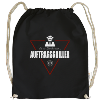 Motiv: Cotton Gymsac - SizzleBrothers - Grillen - Auftragsgriller - bestimme auf Wunsch Details wie Produkt, Grösse, Farbe und Position selbst ! Motiv: Cotton Gymsac - SizzleBrothers - Grillen - Auftragsgriller
