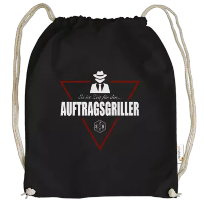 Motiv: Cotton Gymsac - SizzleBrothers - Grillen - Auftragsgriller - bestimme auf Wunsch Details wie Produkt, Grösse, Farbe und Position selbst ! Motiv: Cotton Gymsac - SizzleBrothers - Grillen - Auftragsgriller