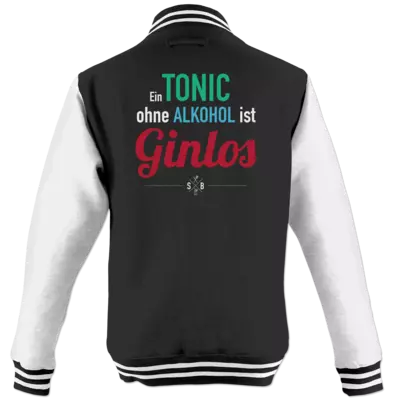 Motiv: College Jacke - SizzleBrothers - Grillen - Gin - ginlos 2 - bestimme auf Wunsch Details wie Produkt, Grösse, Farbe und Position selbst ! Motiv: College Jacke - SizzleBrothers - Grillen - Gin - ginlos 2