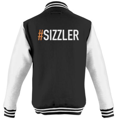Motiv: College Jacke - SizzleBrothers - Grillen - Sizzler - bestimme auf Wunsch Details wie Produkt, Grösse, Farbe und Position selbst ! Motiv: College Jacke - SizzleBrothers - Grillen - Sizzler