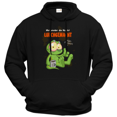 Motiv: Hoodie Premium FAIR WEAR - Lurchgemacht - bestimme auf Wunsch Details wie Produkt, Grösse, Farbe und Position selbst ! Motiv: Hoodie Premium FAIR WEAR - Lurchgemacht