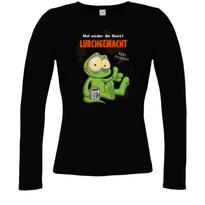 Motiv: Longsleeve Damen FAIR WEAR - Lurchgemacht - bestimme auf Wunsch Details wie Produkt, Grösse, Farbe und Position selbst ! Motiv: Longsleeve Damen FAIR WEAR - Lurchgemacht