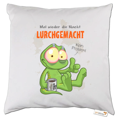 Motiv: Kissen - Lurchgemacht - bestimme auf Wunsch Details wie Produkt, Grösse, Farbe und Position selbst ! Motiv: Kissen - Lurchgemacht