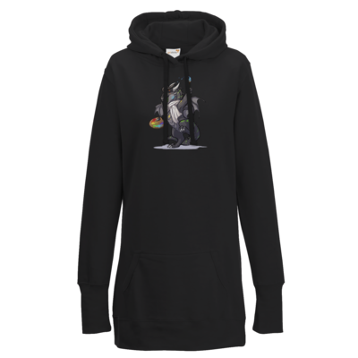 Motiv: Lady Longline Hoodie - Ulisses - Chibi - Making of - bestimme auf Wunsch Details wie Produkt, Grösse, Farbe und Position selbst ! Motiv: Lady Longline Hoodie - Ulisses - Chibi - Making of