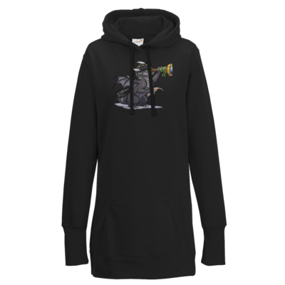 Motiv: Lady Longline Hoodie - Ulisses - Chibi - Teaser - bestimme auf Wunsch Details wie Produkt, Grösse, Farbe und Position selbst ! Motiv: Lady Longline Hoodie - Ulisses - Chibi - Teaser