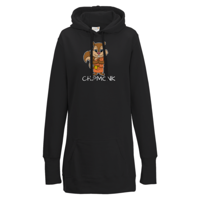 Motiv: Lady Longline Hoodie - drawinkpaper - Chipmonk 1 - bestimme auf Wunsch Details wie Produkt, Grösse, Farbe und Position selbst ! Motiv: Lady Longline Hoodie - drawinkpaper - Chipmonk 1