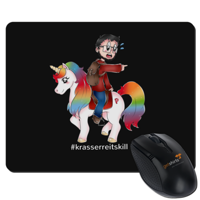 Motiv: Mousepad Textil - DerPeci - Reitskill 