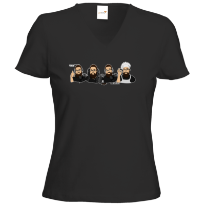 Motiv: T-Shirt Damen V-Neck Classic - Philmann mal 4 - bestimme auf Wunsch Details wie Produkt, Grösse, Farbe und Position selbst ! Motiv: T-Shirt Damen V-Neck Classic - Philmann mal 4