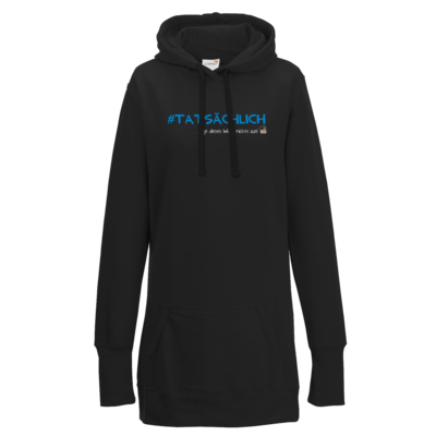 Motiv: Lady Longline Hoodie - Rhoxy - Tatsächlich - bestimme auf Wunsch Details wie Produkt, Grösse, Farbe und Position selbst ! Motiv: Lady Longline Hoodie - Rhoxy - Tatsächlich