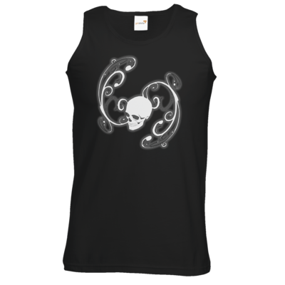 Motiv: Athletic Vest - Ornamental Skull - bestimme auf Wunsch Details wie Produkt, Grösse, Farbe und Position selbst ! Motiv: Athletic Vest - Ornamental Skull