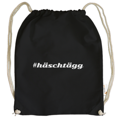 Motiv: Cotton Gymsac - Hashtag - bestimme auf Wunsch Details wie Produkt, Grösse, Farbe und Position selbst ! Motiv: Cotton Gymsac - Hashtag