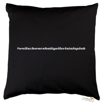 Motiv: Kissen Baumwolle - Hashtag Pink - bestimme auf Wunsch Details wie Produkt, Grösse, Farbe und Position selbst ! Motiv: Kissen Baumwolle - Hashtag Pink