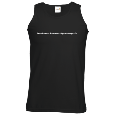 Motiv: Athletic Vest - Hashtag Nackensteak - bestimme auf Wunsch Details wie Produkt, Grösse, Farbe und Position selbst ! Motiv: Athletic Vest - Hashtag Nackensteak