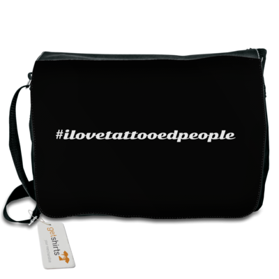 Motiv: Schultertasche - Hashtag Tattoo - bestimme auf Wunsch Details wie Produkt, Grösse, Farbe und Position selbst ! Motiv: Schultertasche - Hashtag Tattoo