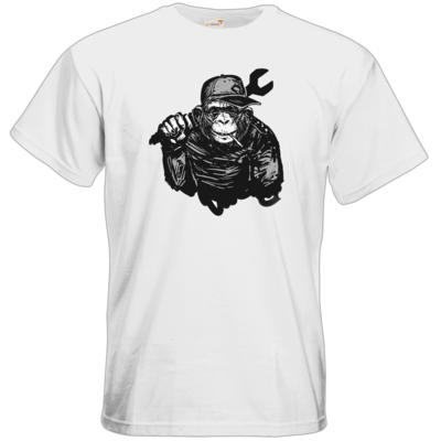 Motiv: T-Shirt Premium FAIR WEAR - Monkeynetics - Logo 