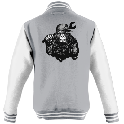 Motiv: College Jacke - Monkeynetics - Logo 