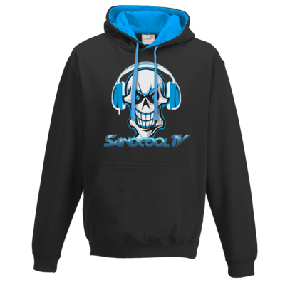 Motiv: Two-Tone Hoodie - SandcoolTV - bestimme auf Wunsch Details wie Produkt, Grösse, Farbe und Position selbst ! Motiv: Two-Tone Hoodie - SandcoolTV